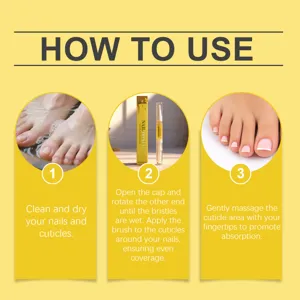 XIMONTH honing nagelverzorging olie instructiegids, eenvoudig te gebruiken voor nagelriemen.
