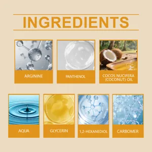 Detailed infographic showing plant nutrient nail cuticle oil key ingredients and botanical formulas.