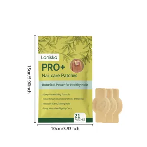 LANISKA Botanical Nail Care Patches 21pcs Nourishing Repair Treatment for Healthy Nails