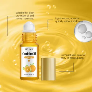 EELHOE cuticle oil detail, roll-on applicator design, lightweight and fast-absorbing formula.