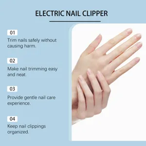 Electric nail clipper for safe and easy trimming, gentle care, and clean nail clipping management.