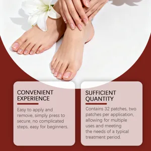 XIMONTH toenail care patches breathable gentle daily nail care 32 pieces easy use