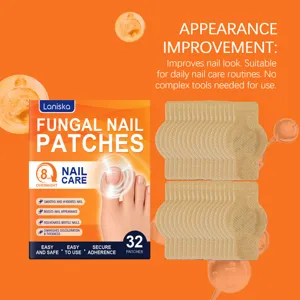Laniska fungal nail care patches breathable repair strips daily nail health maintenance 32pcs