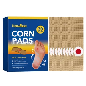 HOUKEA Patchs Adhésifs Respirants pour Soins des Pieds Confortables Doux pour la Peau Protection Quotidienne des Pieds
