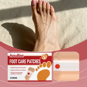 HOUKEA foot care patches soothing patches for foot skin comfort and care 12 pieces pack