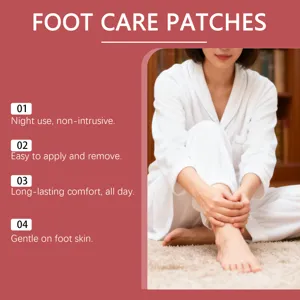 Premium foot care patches designed for overnight comfort, easy application and gentle skin care.