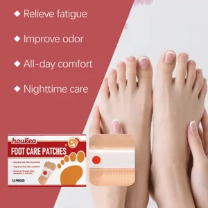 HOUKEA foot care patches provide all-day comfort, relieve fatigue, and improve foot odor.