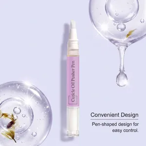 Nail cuticle oil pen detail, featuring a convenient pen-shaped design for easy daily care.