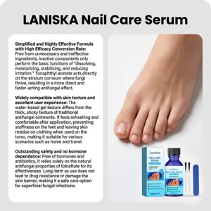 LANISKA Nail Care Serum Gentle Repair Nail Treatment Liquid 30ML for Healthy Shiny Nails