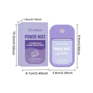 OCEAURA spray disinfettante mani idratante 45ml portatile con formula senza risciacquo.