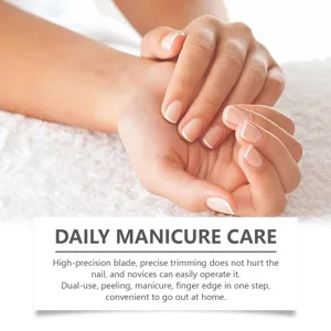 Nymixa Alicicate Cutículas Herramienta Cuidado Uñas Profesional Corte Precisión Manicura