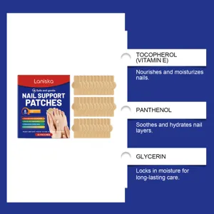 LANISKA nail support patches offer gentle care for healthy nails with nourishing vitamins.