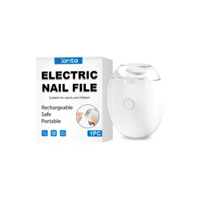 Electric Nail File Portable Rechargeable Automatic Nail Trimmer Mute Design Safe Nail Care Tool For Family Use
