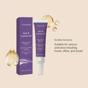 VIARELINE Nail Cuticle Oil Pen 15ml Nourishing Moisturizing Hand Foot Nail Care Treatment