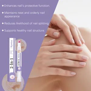 Nymixa 2-in-1 Cuticle Oil Pusher Pen for Nail Care, Moisturizing and Hydrating Treatment.