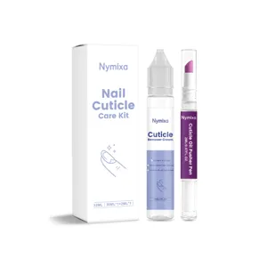 Nail Cuticle Care Kit with 30ml Remover Cream and 2ml Cuticle Oil Pen for Nails