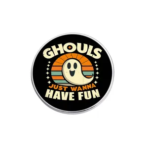 Vintage Halloween μεταλλική καρφίτσα φάντασμα γοτθικό αξεσουάρ κοσμήματα δώρο 1τμχ