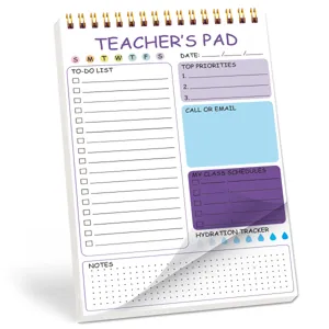 Lehrer Planer Notizbuch tägliche Organisation Arbeitsplan für Klassenzimmer Aufgaben.