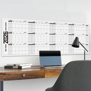 Calendario De Pared 2026 Gran Planificador Anual Organizador Oficina Y Hogar Agenda