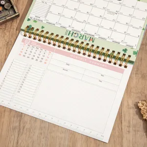 2026 English desk calendar, simple monthly summary memo planning pad for desktop office use.