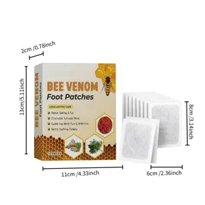 Bijenvolk voetpleisters kruidenontgifting wellness pads 10 stuks voor verzorging