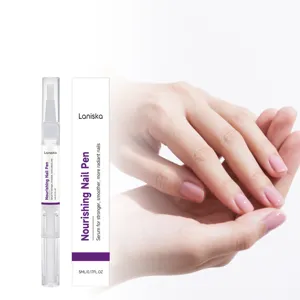 Stylo nourrissant pour ongles Laniska, soin à l'huile de cuticule 5ml pour des ongles sains.
