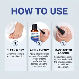 Gedetailleerd overzicht van de nagelverzorgingsvloeistof met kwastapplicator voor gebruik.
