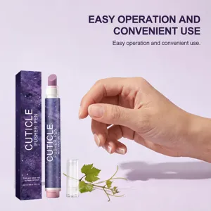 Cuticle pusher pen for gentle nail care, easy to operate and clear nail surface contours.