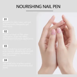 Stylo nourrissement pour ongles, soin quotidien des cuticules, huile légère, format voyage.