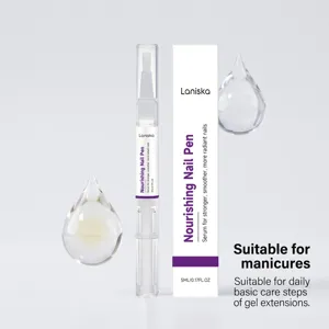 Stylo à ongles nourrissant LANISKA 5ml sérum pour des manucures plus fortes et radieuses.
