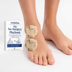 Separador de Dedos de los Pies para Adultos Corrector de Juanetes Enderezador Ajustable Herramienta de Cuidado de Pies
