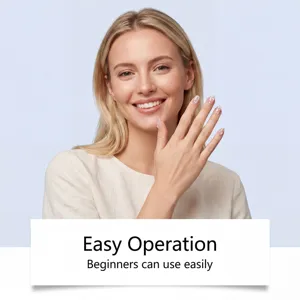 Water drop nail gel top coat for clear 3D droplet nail art design and long lasting finish.