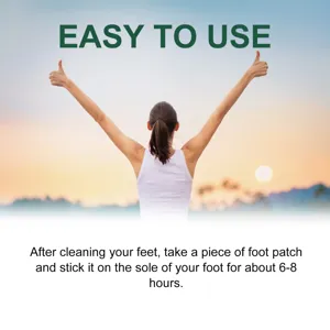 Easy to use ginger foot patch for gentle foot cleansing and comfortable care routine.