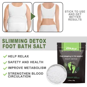 Fußbadesalz Kräuter Detox Schlankheitsbadesalz Körperpflege 50g entspannendes Badesalz Spa
