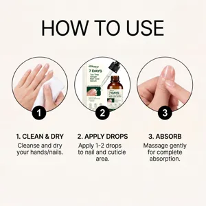 South Moon Tea Tree Ginger Nail Care Serum for healthy, shiny and strong hands and nails.