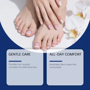 Comodo separador y corrector de dedos para caminar diariamente y uso domestico.