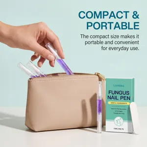 Compact portable nail care pen set detail, ideal for daily nail repair and smoothing treatment.