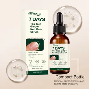South Moon Tea Tree Ginger Nail Care Serum 30ml Nourishes and Strengthens Brittle Nails