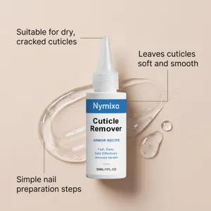 Nymixa Cuticle Remover 30ml Professional Nail Care Softening Gel for Hand and Foot Care