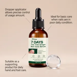 South Moon 7 Days Tea Tree Ginger Nail Care Serum for hands and feet nail nourishment.