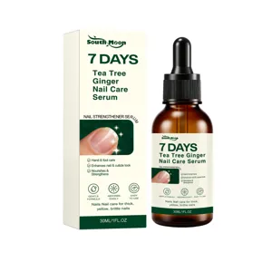 South Moon 7 Days Tea Tree Ginger Nail Care Serum 30ml Nail Repair Strengthening Liquid