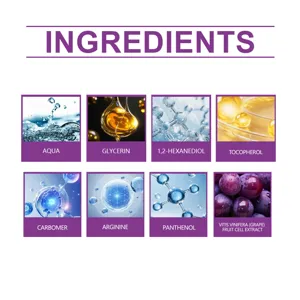 Detailed ingredients chart of cuticle oil pen featuring nourishing formula extracts.
