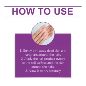 Cuticle care oil pen user guide detailing easy steps for soft and healthy nail edges.