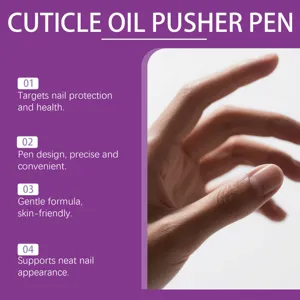 Cuticle oil pen for nail care, portable pen design with gentle formula for healthy nails.