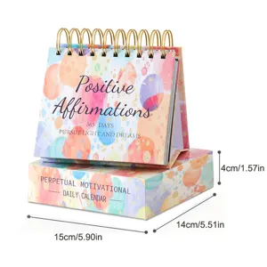 Desktop daily calendar 365 days motivational quote inspirational desk calendar for office