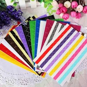 DIY Photo Album Corner Stickers Colorful PVC Self-Adhesive Picture Mounts Scrapbook Journal Craft Accessories