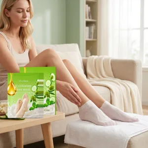 Exfoliërerend Voetmasker Diep Vochtinbrengend Voetverzorging Botanische Essentie Voetpeeling Voor Droge Huid