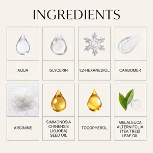 Detailed ingredient view showing clean formula components for nail care serum daily routine.