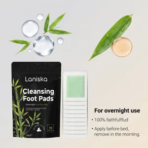 Laniska herbal cleansing foot pads for overnight comfort and daily relaxation, 10 pcs.
