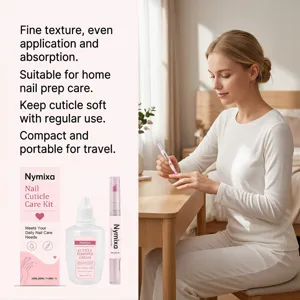 Nymixa nail cuticle care kit with remover cream and pen for smooth and healthy nails daily.